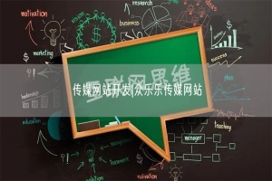 传媒网站开发|众乐乐传媒网站